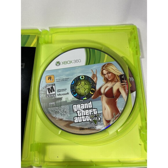 Grand Theft Auto V Xbox 360 2013 Complete with Map and Manual Tested - Picture 6 of 11